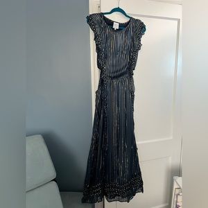 MISA metallic dress size S
